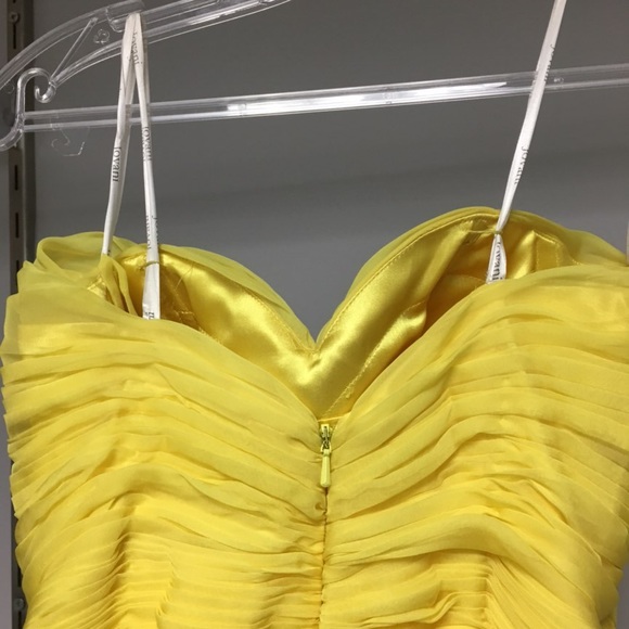 NEW! JOVANI FITTED YELLOW GOWN #71996 - Picture 8 of 8